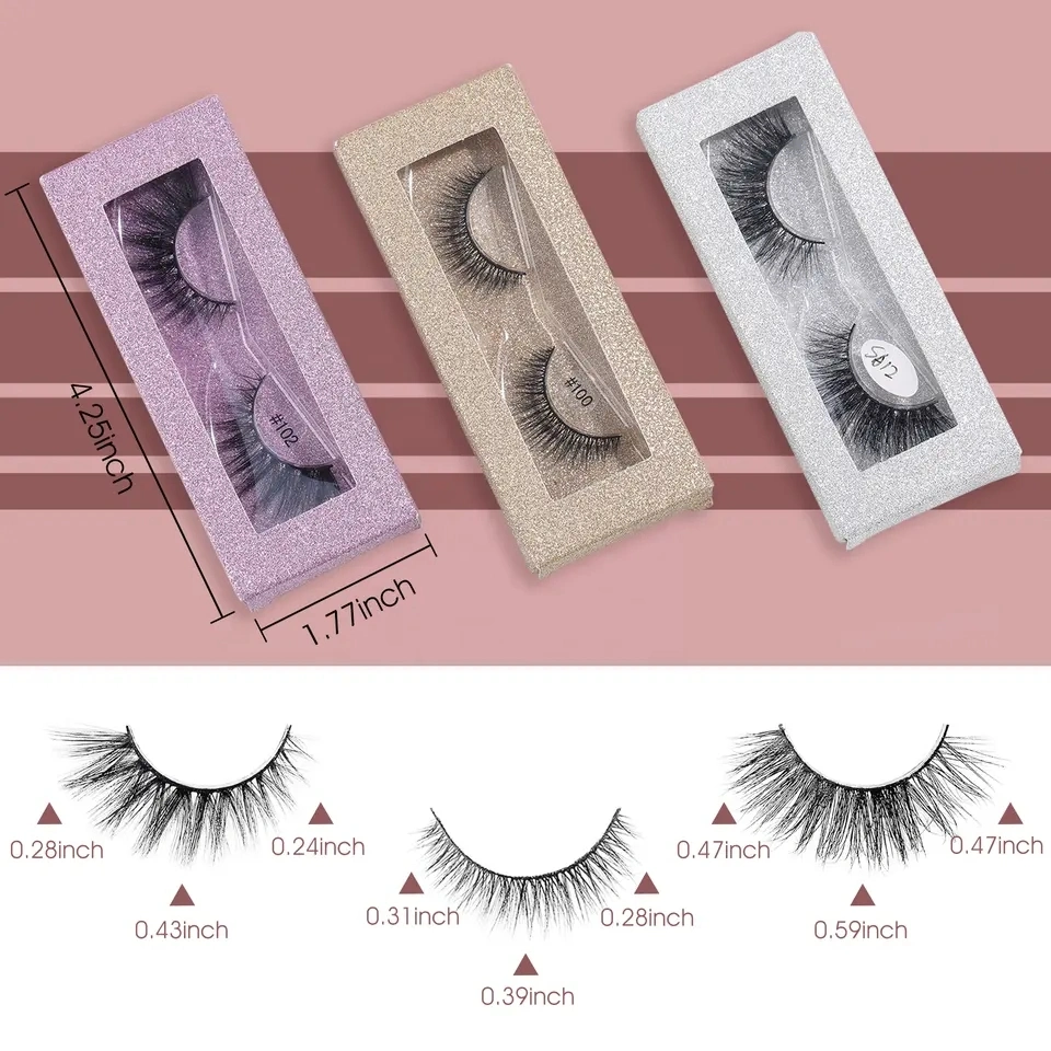 Hot Sell Cotton Band Synthetic Hair False Eyelashes DIY Fun Eyelashes