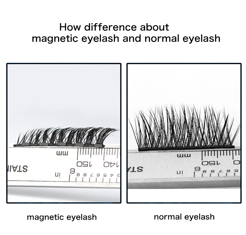 Top Selling Private Label False Eyelashes Magnetic Silk 3D Lashes Newest Natural Magnetic Eyelashes