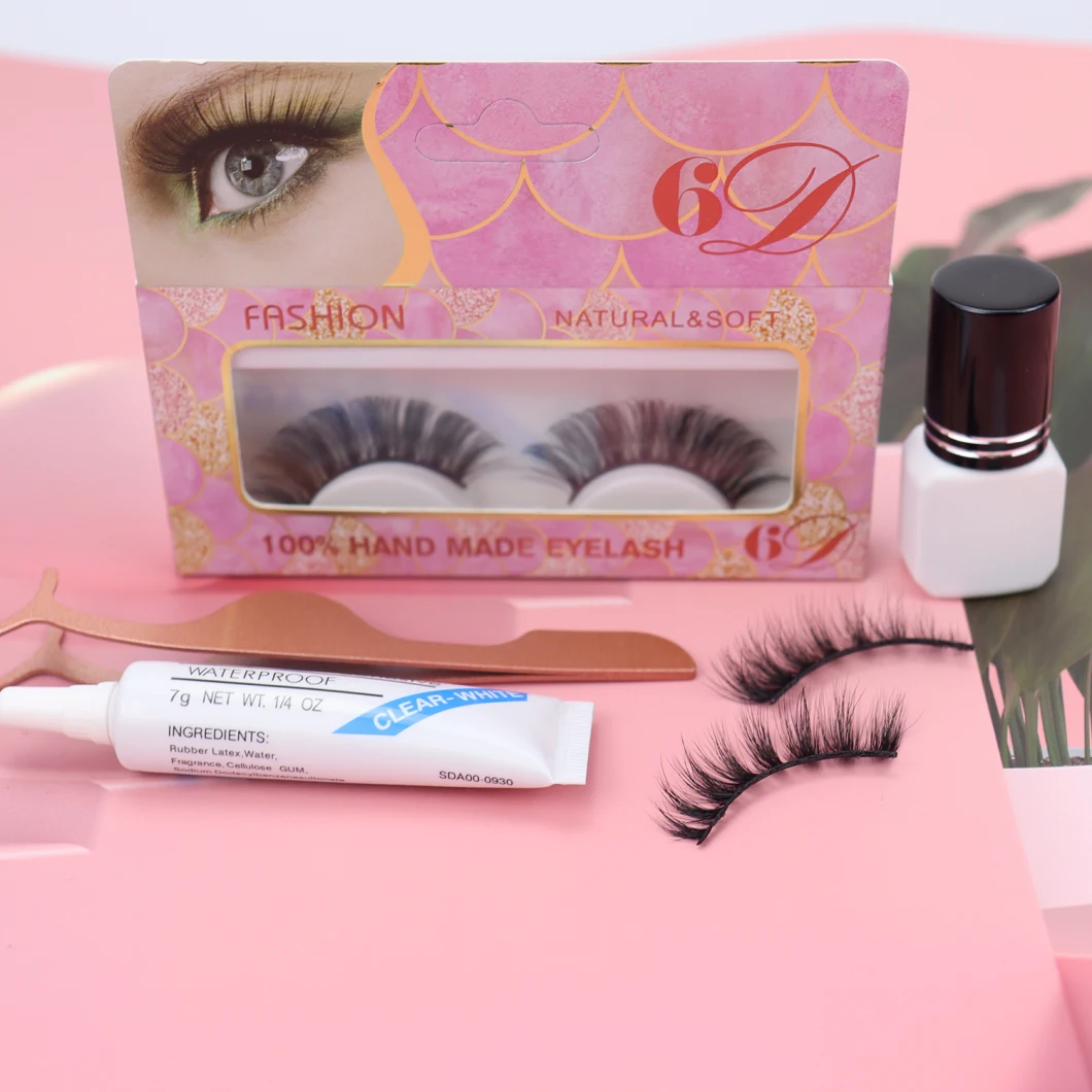 Natural Curling 3D False Eyelashes Create Charming Effects Daily Customized Faux Mink Eyelash