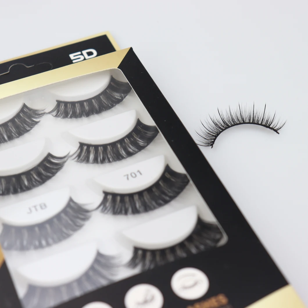 Deep Curl Strip Eyelashes Russian Eyelash D Curl 20 mm Synthetic Strip Falselashes Vendor Russian Volume Lashes