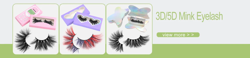 Private Label Colored Mink Eyelash 3D Colorful Mink Eyelash