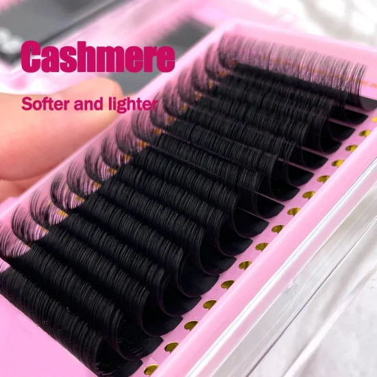 Wholesale Vegan Matte Black Individual Natural Soft Classic Eyelashes C/Cc/D/Dd Curl Volume Lashes Cosmetic Faux Mink C/Cc/D/Dd Curl Eyelashes Extension