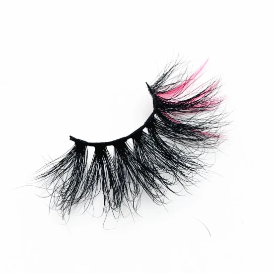 3D Imitation Mink Colored Eye End Eyelash Extension 100A-7c