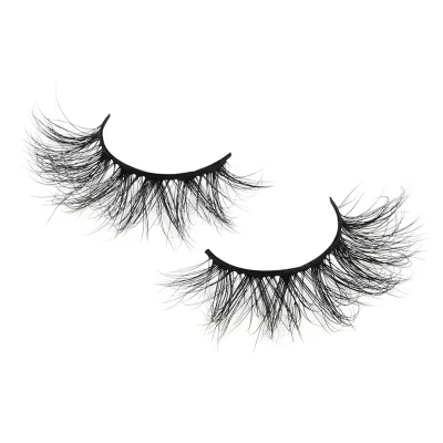 25mm Mink Eyelashes Vendor, Wholesale Mink Eyelash Custom Label Private Label, Natural Lashes 3D Mink Eyelashes