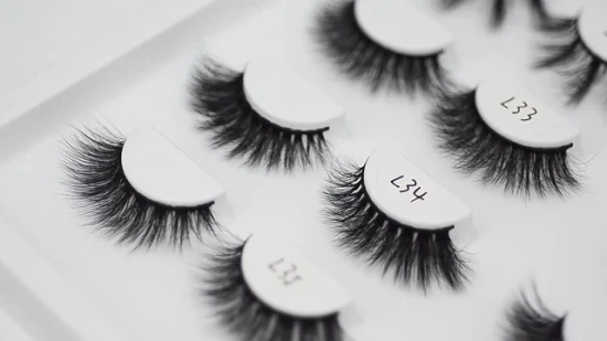 Wholesale Private Label Faux Mink Eyelashes Individual Lashes Vegan Natural 3D Plant Fiber Eyelash