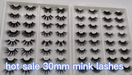 Private Label 25mm Eyelash Packaging Box Custom Lash Vendor False Eyelashes 3D Mink