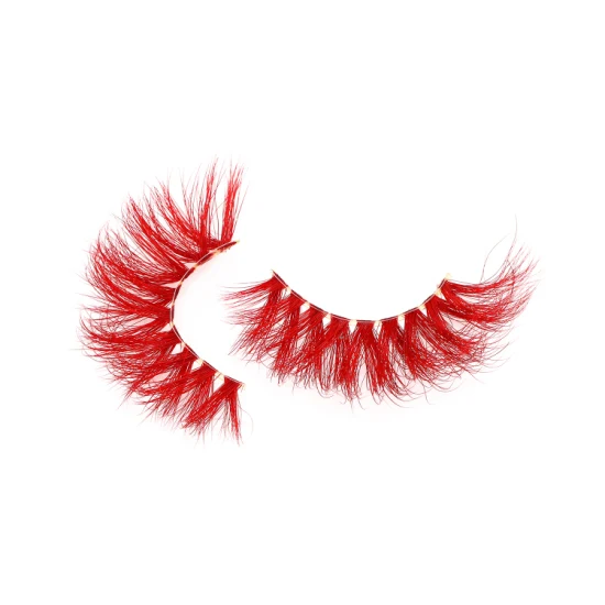 Private Label Colored Mink Eyelash 3D Colorful Mink Eyelash